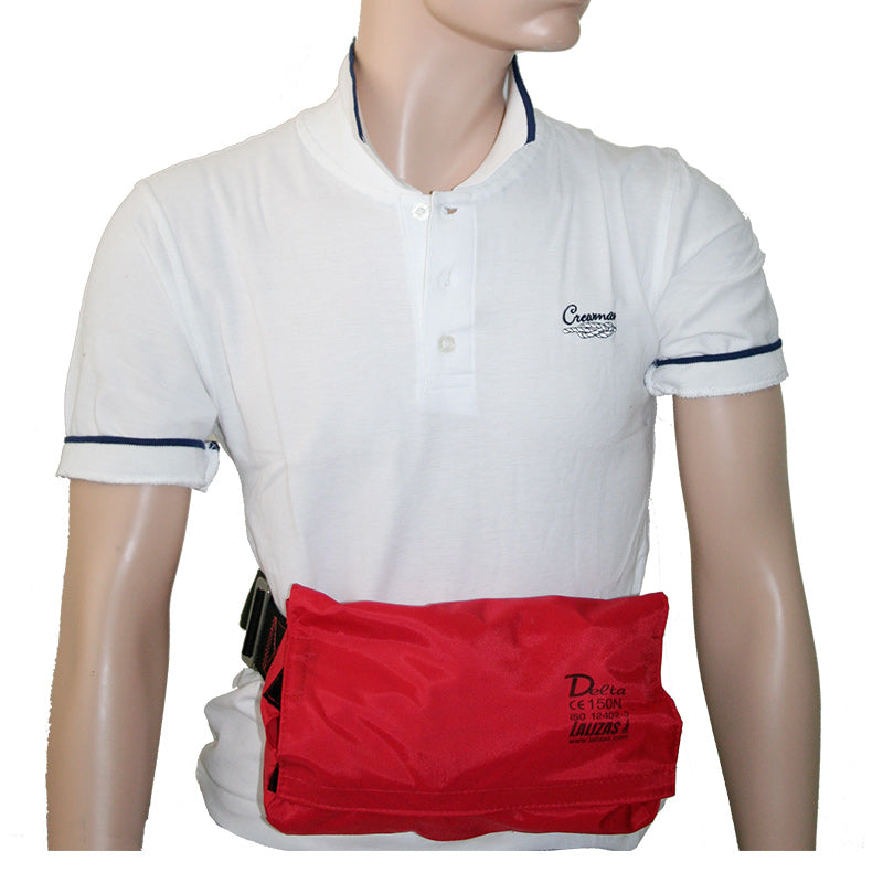Lalizas Delta 150N Auto Inflatable Lifejacket Belt Pack ISO 12402-3 Adult Marine