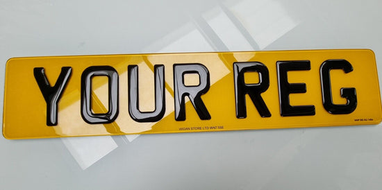 3D GEL ROAD LEGAL NUMBER PLATE