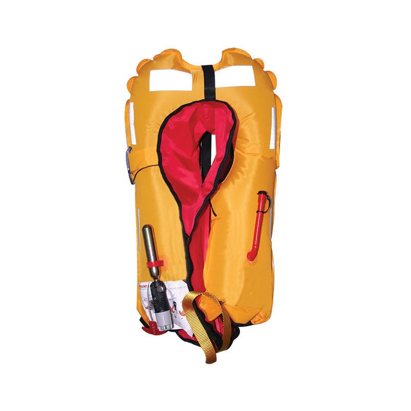 Lalizas Sigma Work Vest Auto 170N ISO Adult Orange PVC Durable Lifejacket 72154