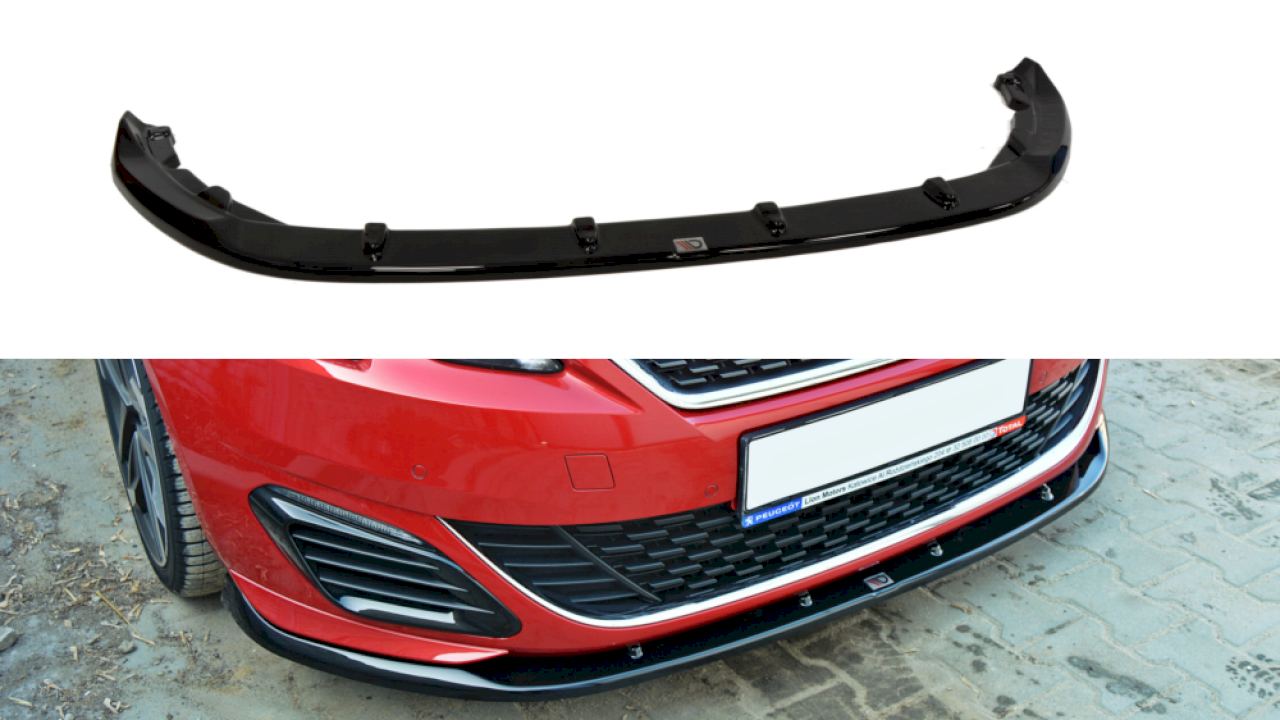 Maxton Design - FRONT SPLITTER V.2 PEUGEOT 308 II GTI