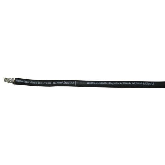 Marine Cable Single Core Tinned 1 × 35mm² Black | 4Boats