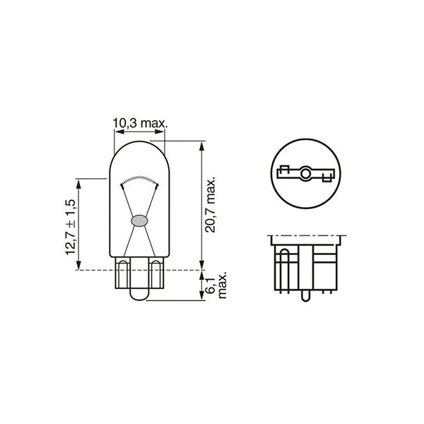 Transit Custom LED Number Plate Light – Sealed Unit | CEUK (501 | T10 | W5W)