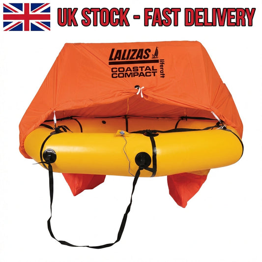 Lalizas Coastal Compact 4-Person Liferaft with Canopy Valise 75877 Boat Safety