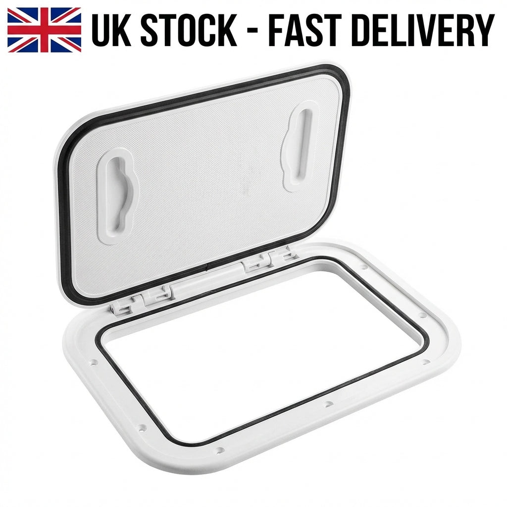Nuova Rade Top Line White Deck Hatch 315x440mm - ISO 12216 - SKU 196300