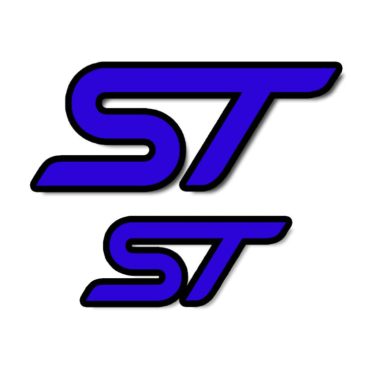 4D ST Replacement Badges - Multiple Colours (Fiesta Mk7.5 & MK8/8.5 > Focus Mk3, 3.5 & 4 > Puma MK2)