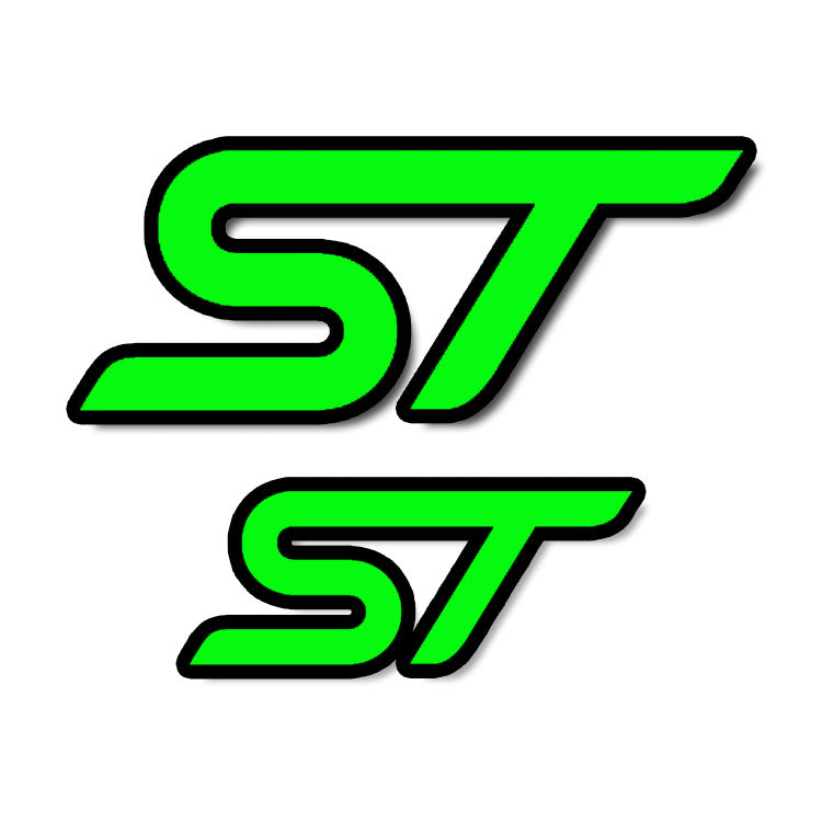 4D ST Replacement Badges - Multiple Colours (Fiesta Mk7.5 & MK8/8.5 > Focus Mk3, 3.5 & 4 > Puma MK2)