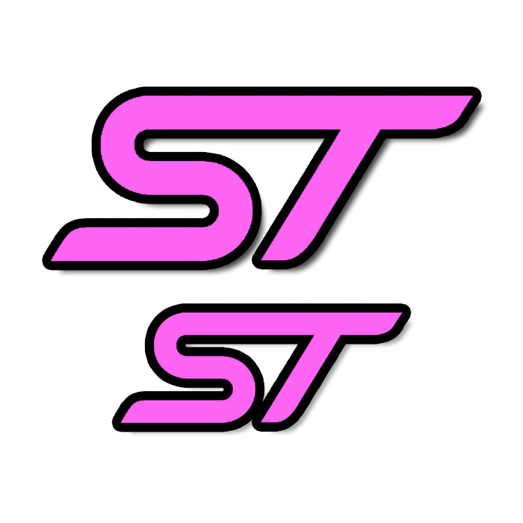 4D ST Replacement Badges - Multiple Colours (Fiesta Mk7.5 & MK8/8.5 > Focus Mk3, 3.5 & 4 > Puma MK2)