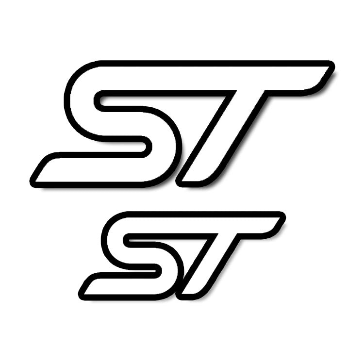 4D ST Replacement Badges - Multiple Colours (Fiesta Mk7.5 & MK8/8.5 > Focus Mk3, 3.5 & 4 > Puma MK2)