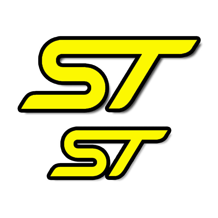 4D ST Replacement Badges - Multiple Colours (Fiesta Mk7.5 & MK8/8.5 > Focus Mk3, 3.5 & 4 > Puma MK2)