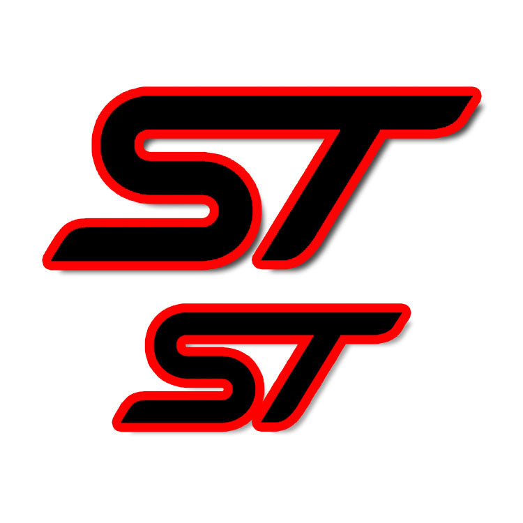 4D ST Replacement Badges - Multiple Colours (Fiesta Mk7.5 & MK8/8.5 > Focus Mk3, 3.5 & 4 > Puma MK2)