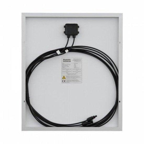 50W 12V Dual Battery Solar Kit with Controller & Cable | 4Boats