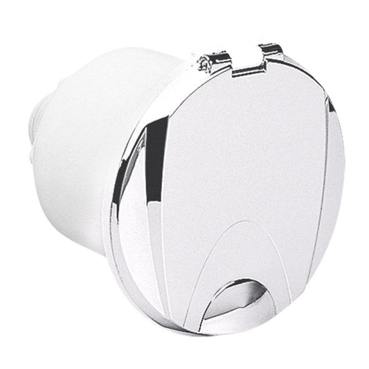 Case Sea Water Outlet with Lid & Elbow, White | 4Boats