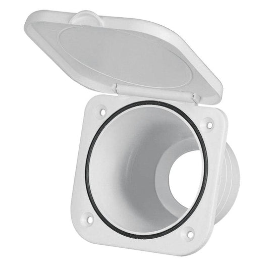 Case Water Tap Case with Lid, Square 95×95 mm White | 4Boats