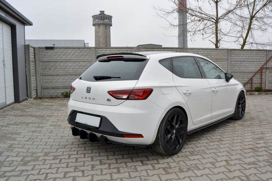 Maxton Design - REAR DIFFUSER SEAT LEON MK3 FR HATCHBACK (2012-2016)