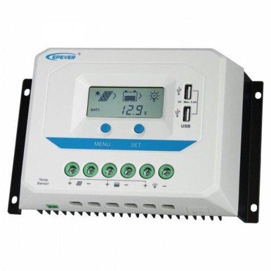 Photonic Universe 60A PWM Solar Controller 12–48V, LCD & USB | 4Boats