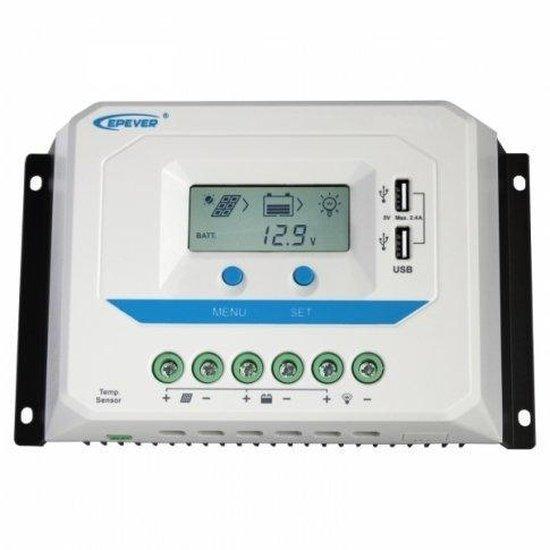 Photonic Universe 60A PWM Solar Controller 12–48V, LCD & USB | 4Boats