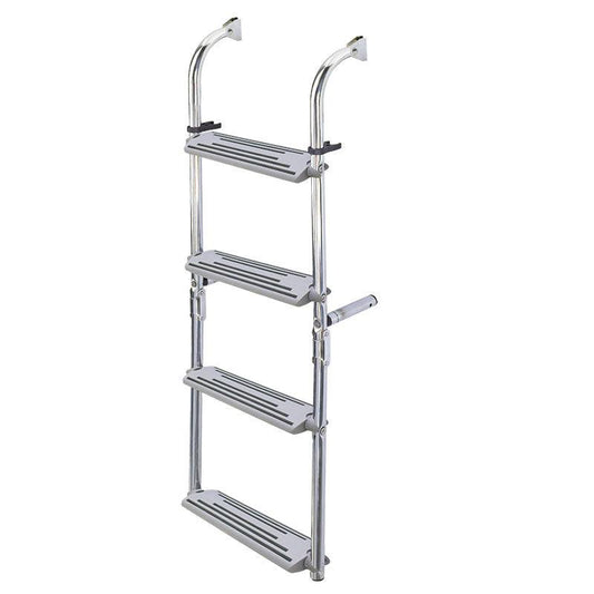 Foldable Ladder 3+2-step 316 stainless (A4) 90° L 1150 mm | 4Boats