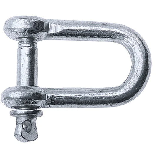 Talamex D Shackle 8mm Galvanised Steel Marine Rigging Boat 08.102.008