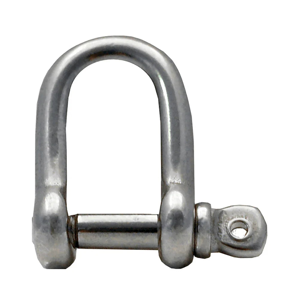 Talamex 8mm Short D-Shackle Forged 316 Stainless Steel Marine Rigging 08.556.108