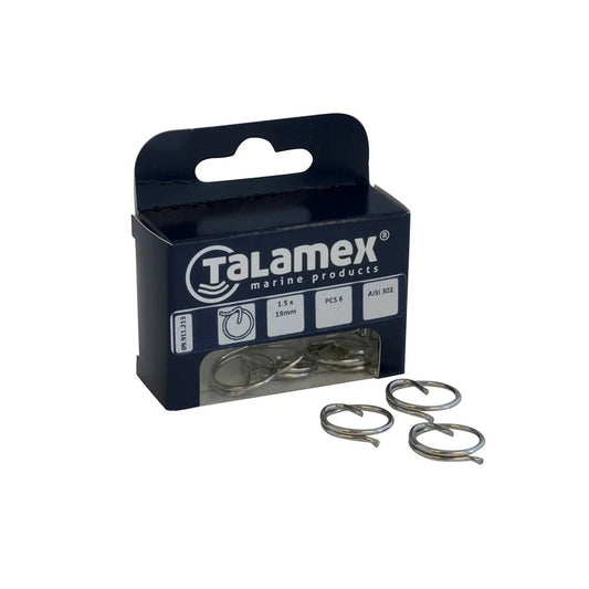 Talamex Key Key Key 1.00 × 11 mm Key Ring | 4Boats