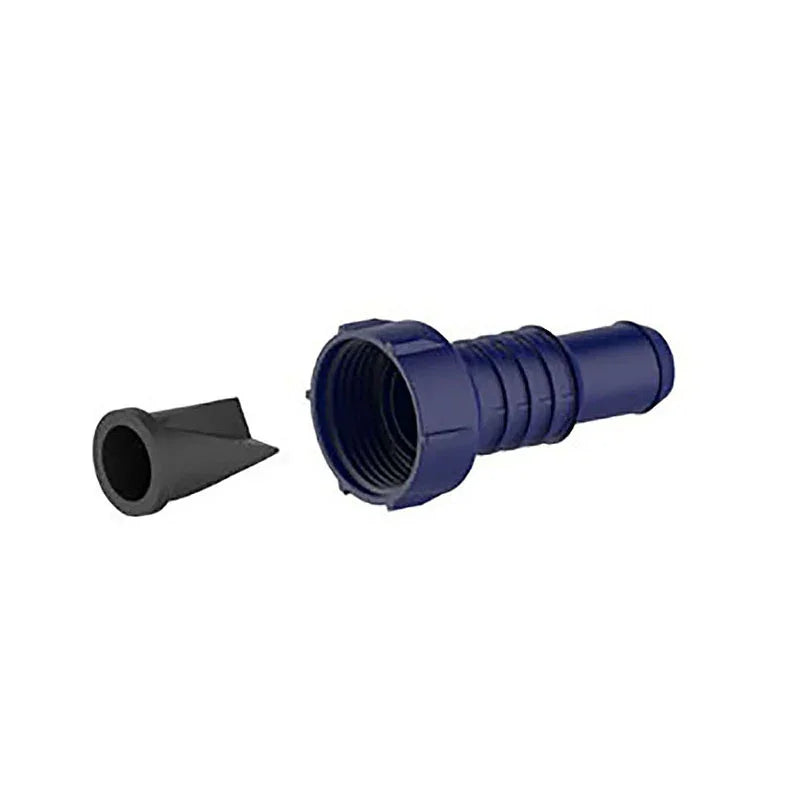 Attwood Straight Hose Fitting 1" 1-1/8" w/ NRV Marine Bilge Livewell AS5512S-1
