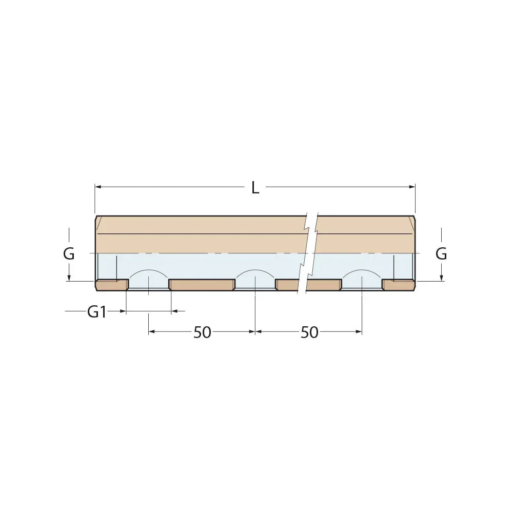 Guidi Brass 2-way Manifold Female 20 × 15 mm (3/4 × 1/2 in) B | 4Boats