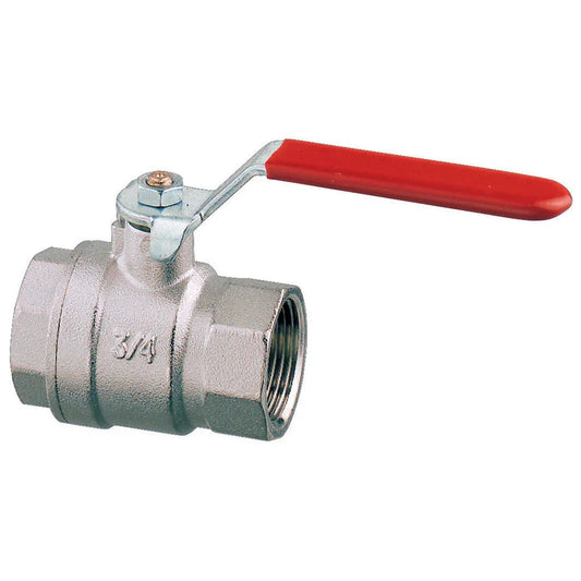Guidi Nickel 9.5 mm (3/8 in) Nickel‑Plated Brass Ball Valve M | 4Boats