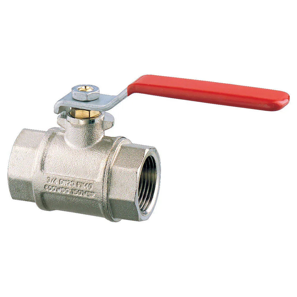 Guidi Nickel-Plated Brass Ball Valve 32 mm (1¼ in) M/M | 4Boats