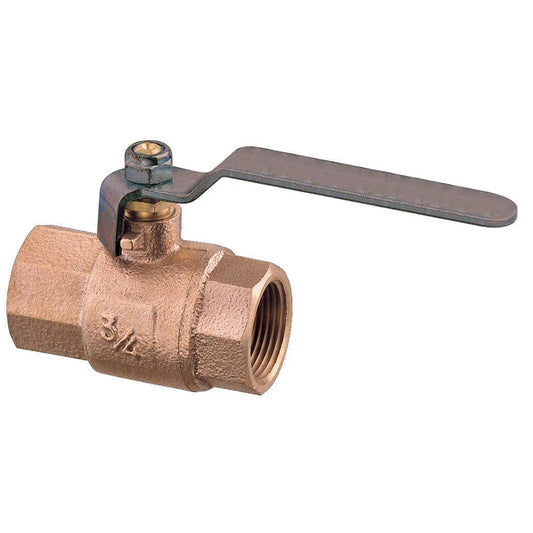 Guidi Bronze 1/2 in Lever Ball Valve, BSPP G 1/2, SS Handle | 4Boats