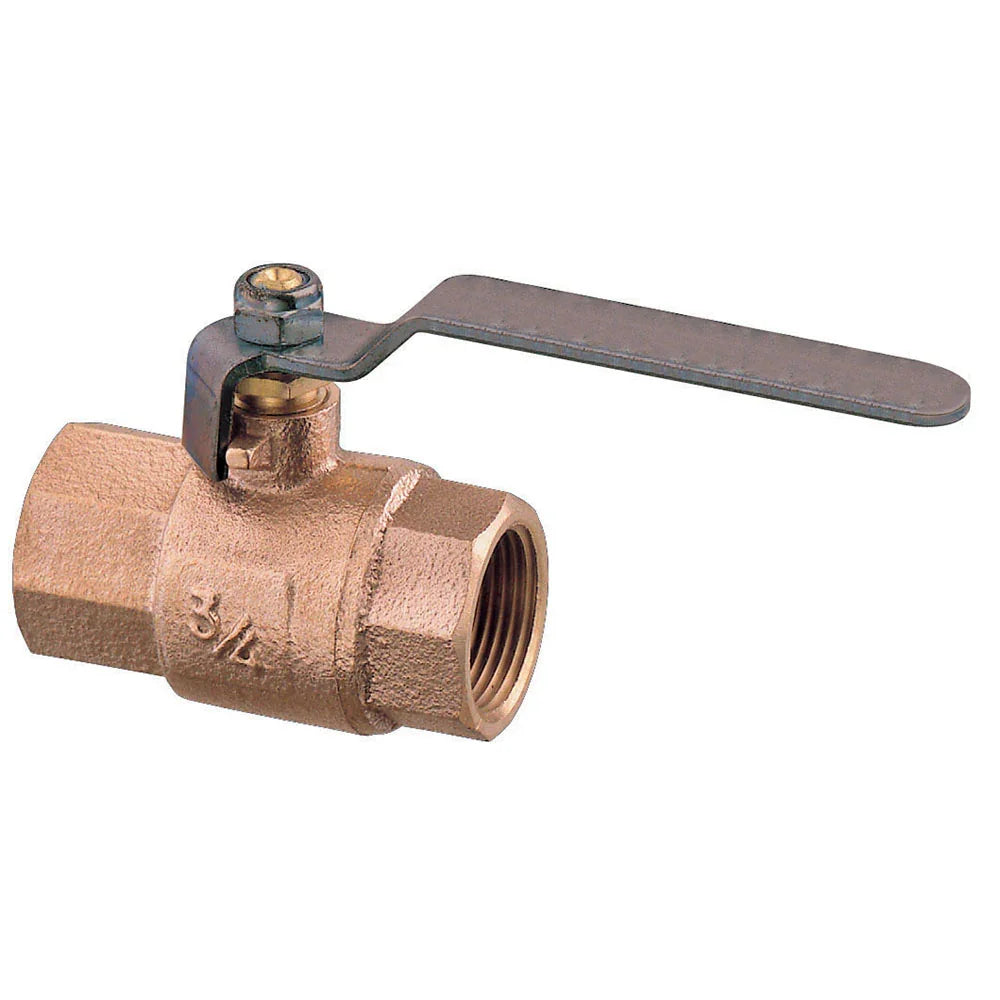 Guidi Bronze Lever Ball Valve SS Handle 3/4 in | 4Boats