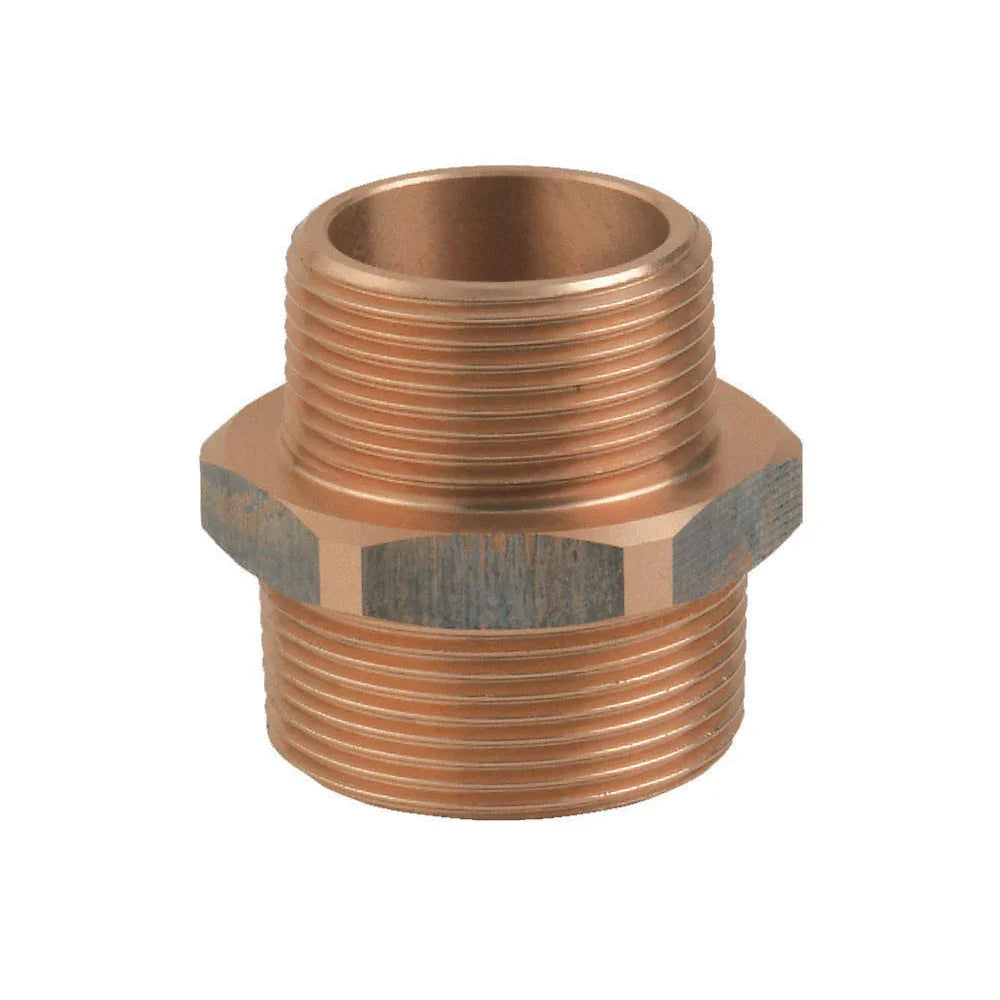 Guidi Bronze Reducing Nipple 9.5 × 6.3 mm (3/8 × 1/4 in) | 4Boats