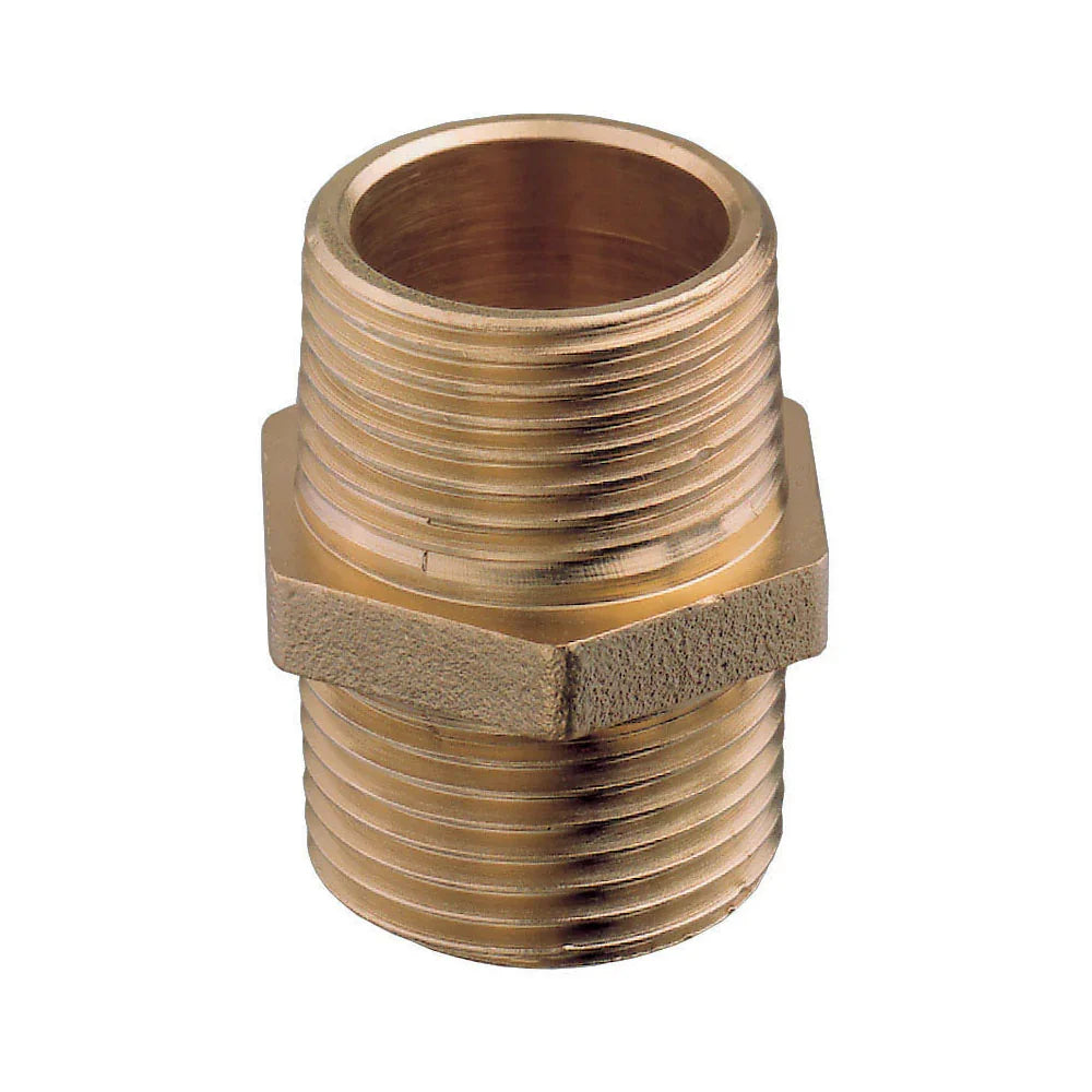 Guidi Brass Nipple M-M 25.4 mm (1 in) BSPT | 4Boats