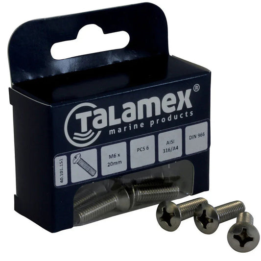 Talamex Raised M5 × 20 Raised‑Head Phillips Screw | 4Boats