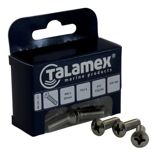 Talamex Raised M5 × 50mm Phillips Raised Head Screw | 4Boats