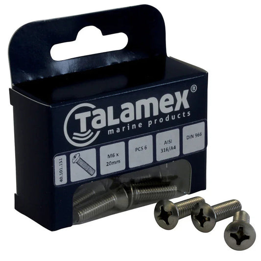 Talamex Raised Head Screw M8 × 70 Phillips | 4Boats