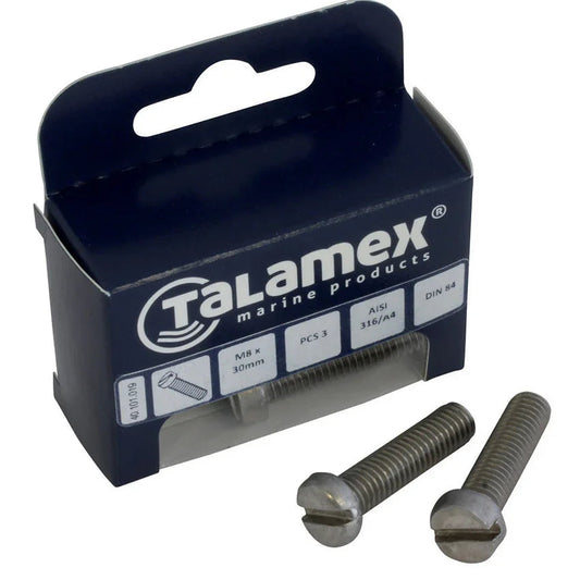Talamex Pan Head Bolt M4 × 60mm | 4Boats
