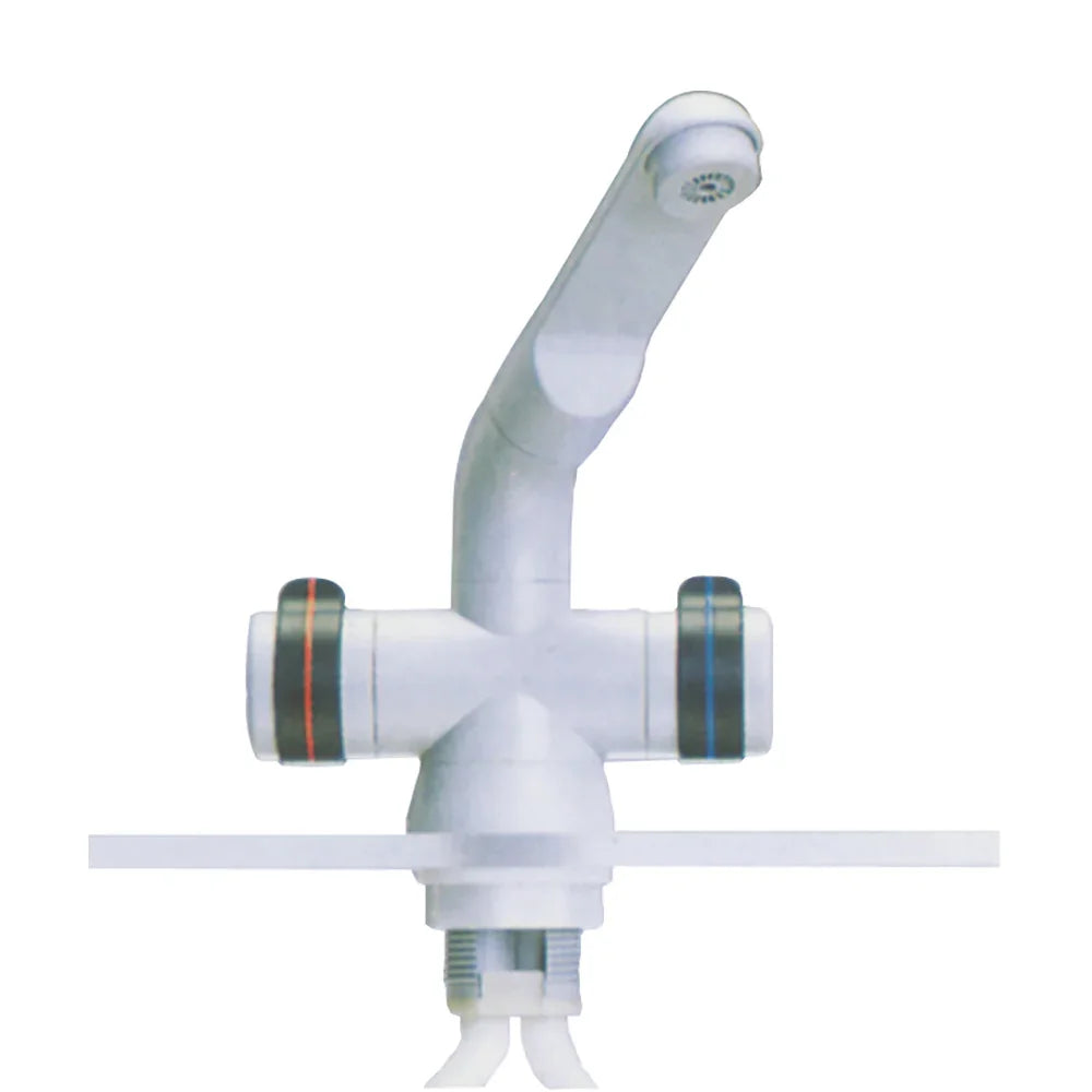 Talamex White Mixer Tap with 1 Hole - Basin Mixer | 4Boats