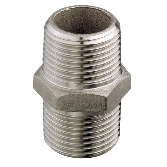Guidi 1/2" BSP Male Nipple AISI 316 Stainless Steel Marine Fitting 0280I-500004