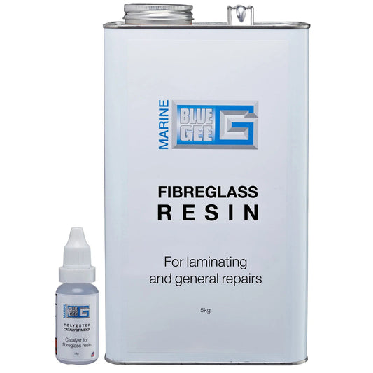 Blue Gee BG16050 Fibreglass Polyester Resin & MEKP Catalyst Repair Kit - 5kg
