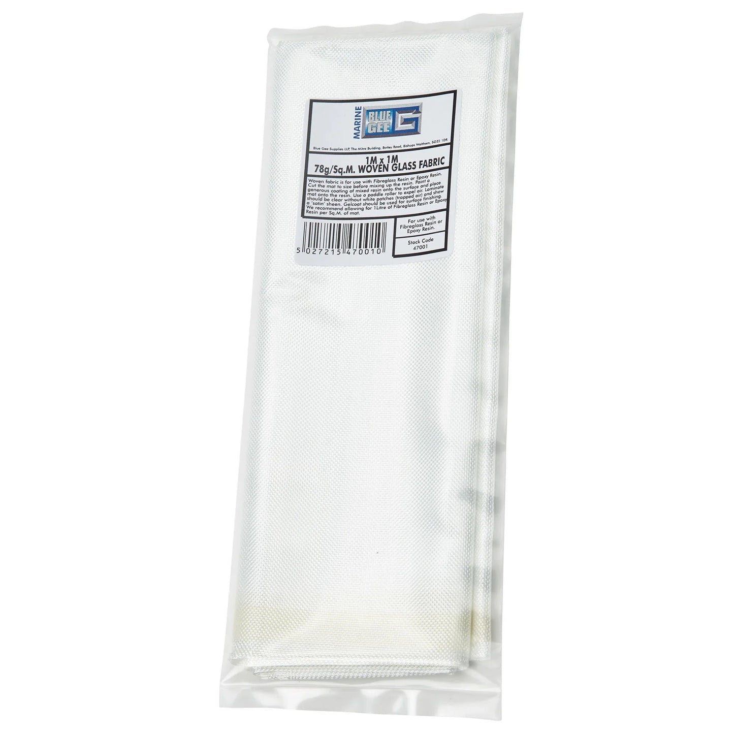 Gee Glass Fabric 123 g/m² - 1 × 1 m | 4Boats