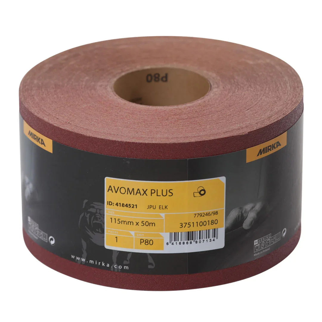 Mirka Avomax Avomax Avomax Antistatic Sanding Roll 115 mm x 5 | 4Boats