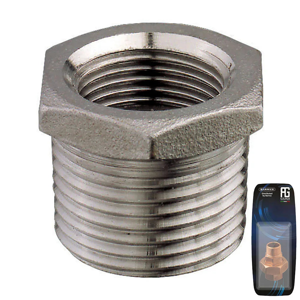 Guidi Stainless AISI 316 Bushing M-F 3/4 in x 1/2 in BSPT | 4Boats
