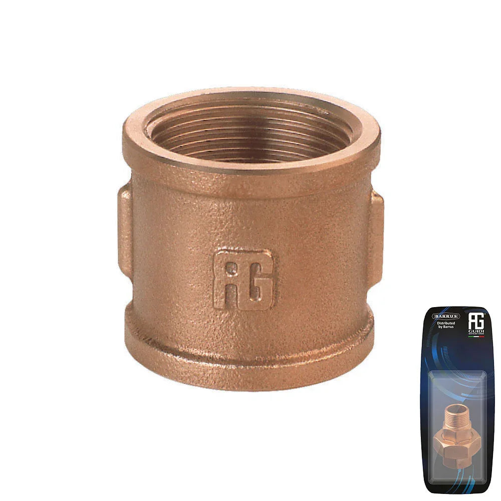 Guidi Bronze Equal Socket F 1/2 in - Retail Pack | 4Boats