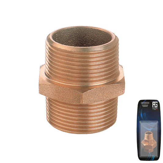 Guidi Bronze Nipple M-M 12.7mm (1/2in) Retail Pack | 4Boats