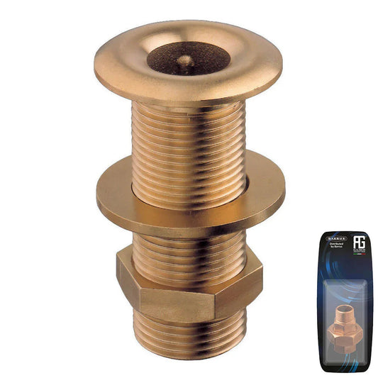Guidi Brass Thru-Hull Connection 1/2 in - Retail Pack | 4Boats
