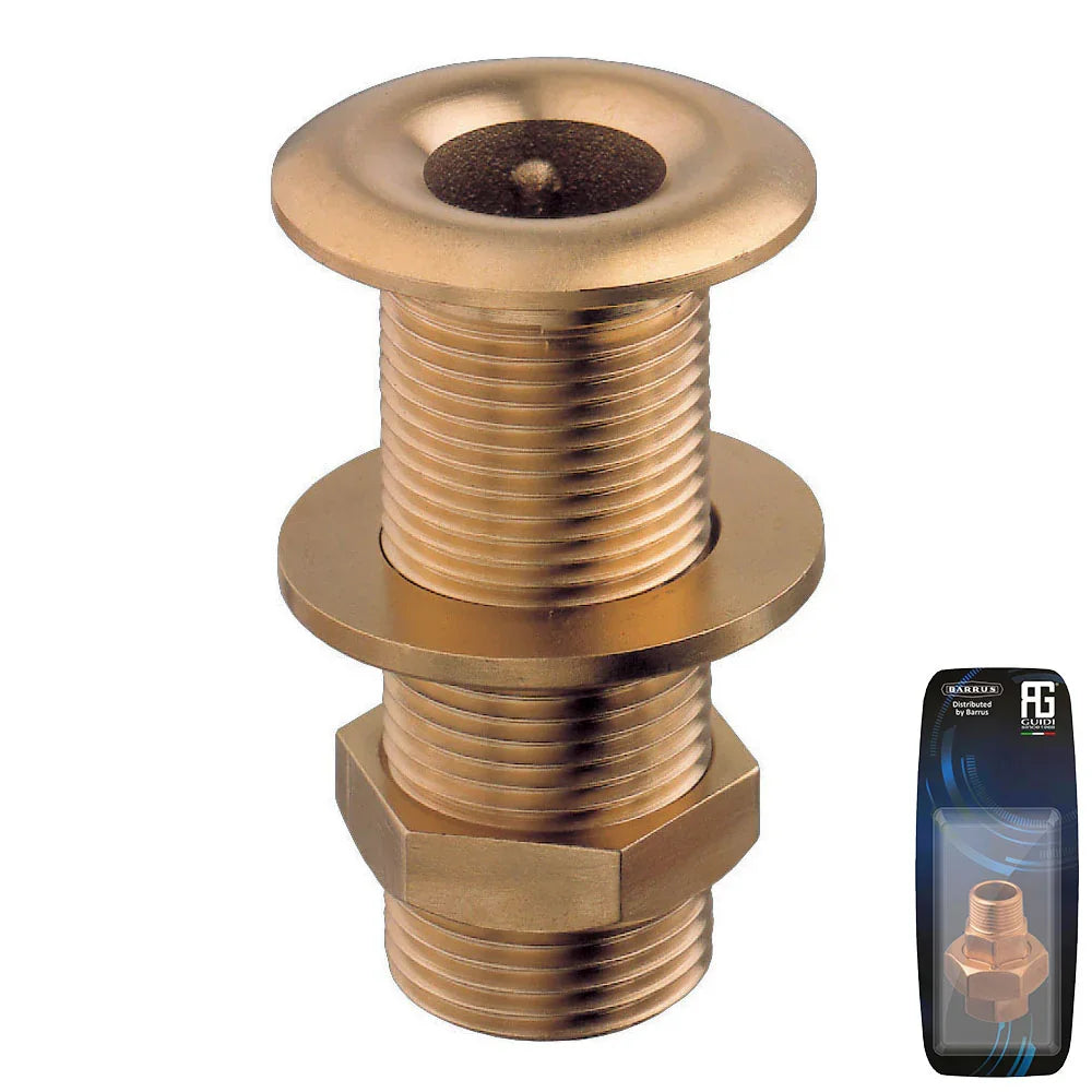 Guidi Brass Thru-Hull Connection 3/4 in Retail Packed | 4Boats