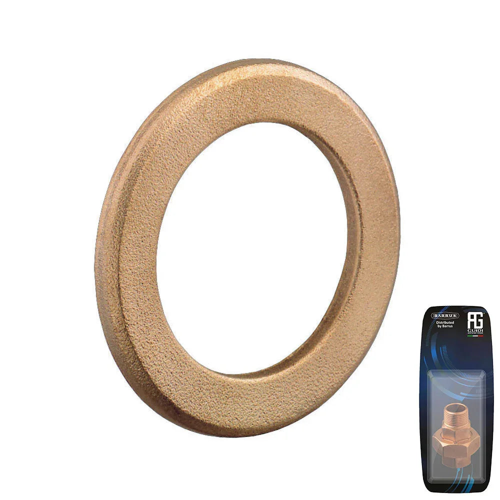 Guidi Brass Washer Heavy Series 1 in 1/4 - Retail Pack | 4Boats