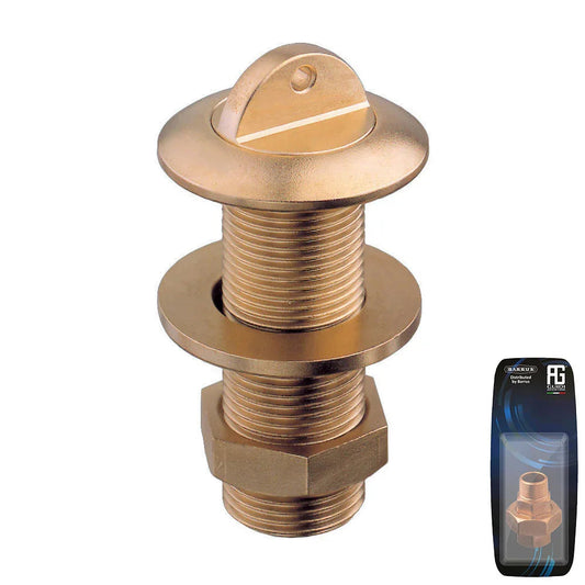 Guidi Brass Bilge Outlet with Plug 40 mm | 4Boats