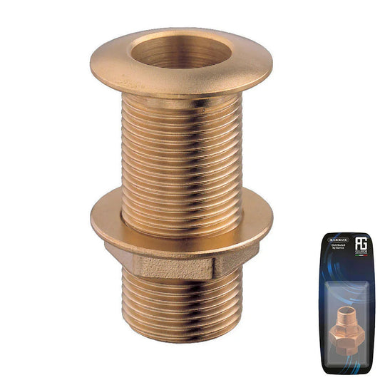 Guidi Brass Thru-Hull 1-1/2 in (70 mm flange) Standard Series | 4Boats