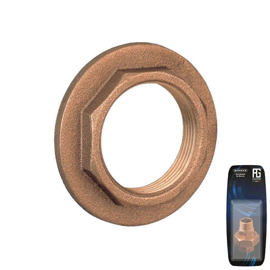 Guidi Bronze Flanged Lock Nut 1 in 1/4 - Retail Packed | 4Boats
